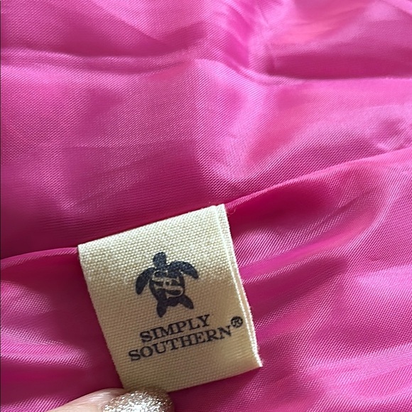 Simply Southern Pink Vest with Gold Elephant Accents NWOT size Large - Picture 3 of 13